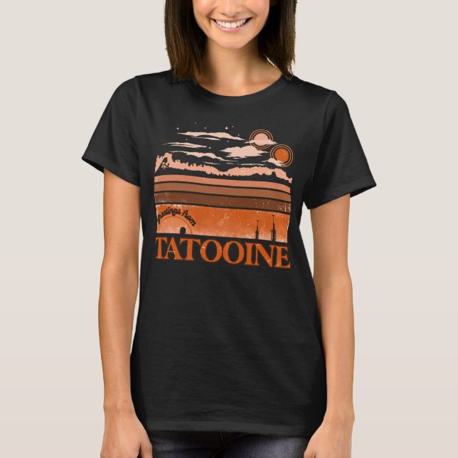 T-shirt Salutations de Tatooine (Devant)