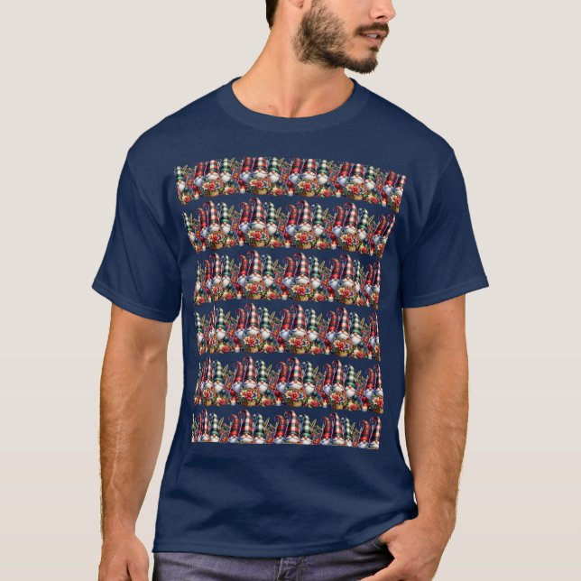 T-shirt Salutations de vacances de Gnome (Devant)