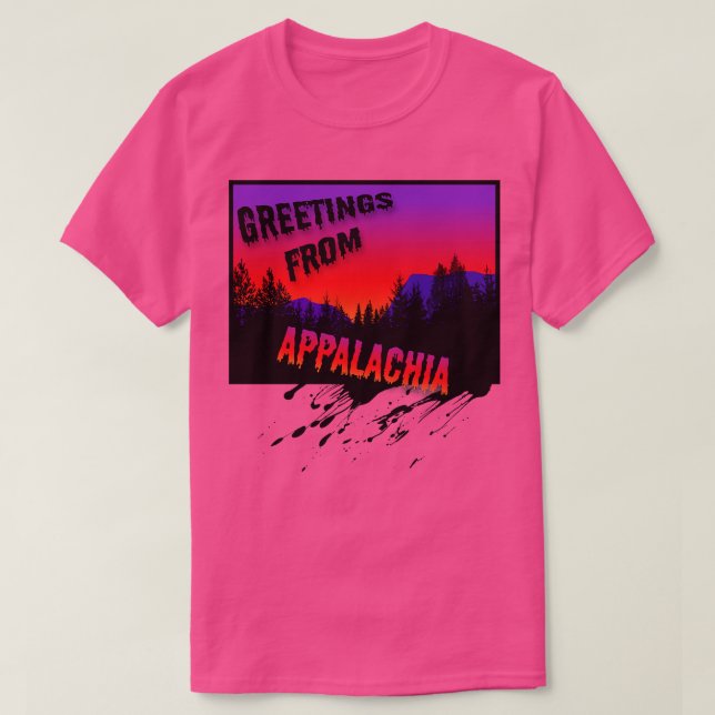 T-shirt Salutations des Appalaches (Design devant)