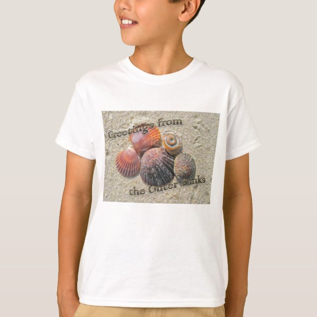 T-shirt Salutations des coquillages des Banques Extérieure (Devant)