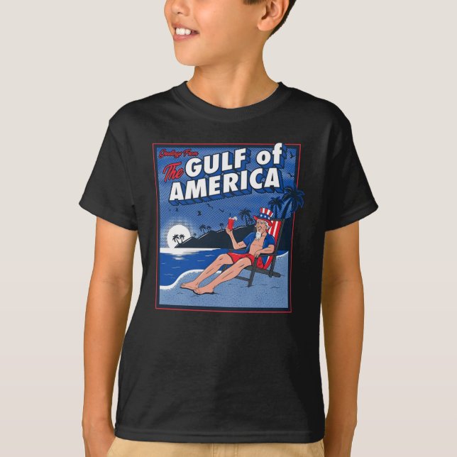 T-shirt Salutations Du Golfe Des Etats-Unis (Devant)