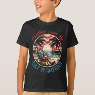 T-shirt Salutations Du Golfe Des Etats-Unis Oncle Sam M
