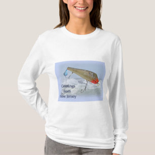 T-shirt Salutations Du New Jersey Fishing Lure