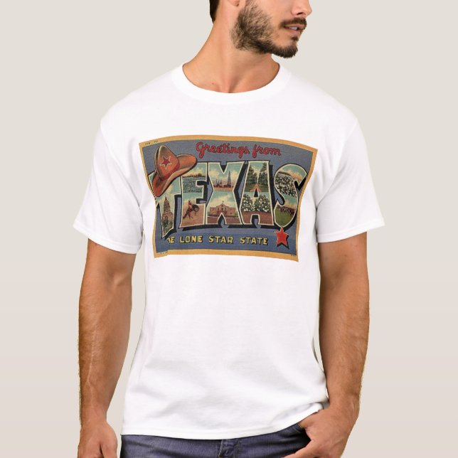 T-shirt Salutations du Texas (Devant)