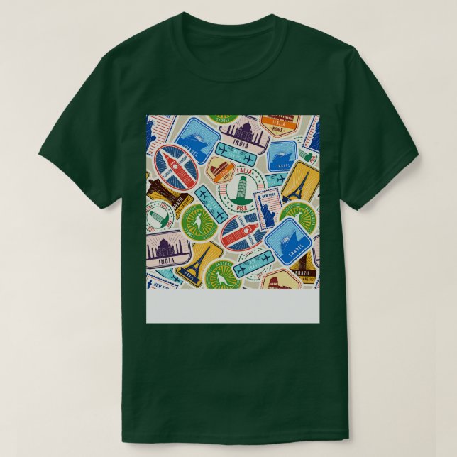T-shirt Salutations partout (Design devant)