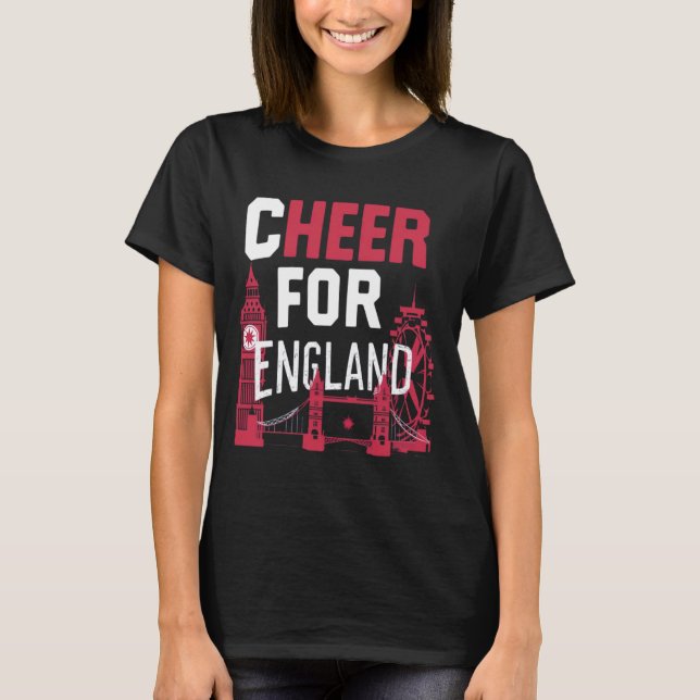 T-shirt Salutations pour Angleterre 2024 Supporter Englan  (Devant)