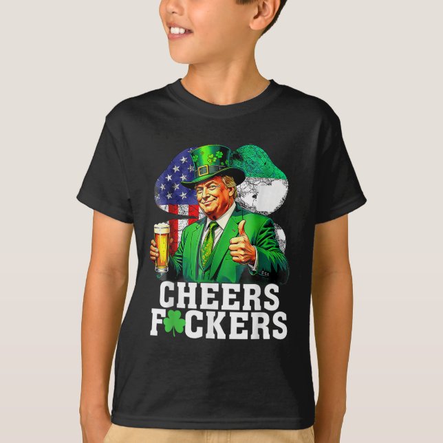 T-shirt Salutations Pour Le Jour de la Saint Patrick Drôle (Devant)