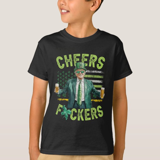 T-shirt Salutations Pour Le Jour de la Saint Patrick Drôle (Devant)