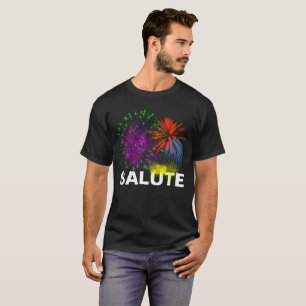T-shirt Salute Fireworks personnalisable