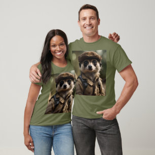 T-shirt Saluting Sylvester le Meerkat : Un conte d'ancien 