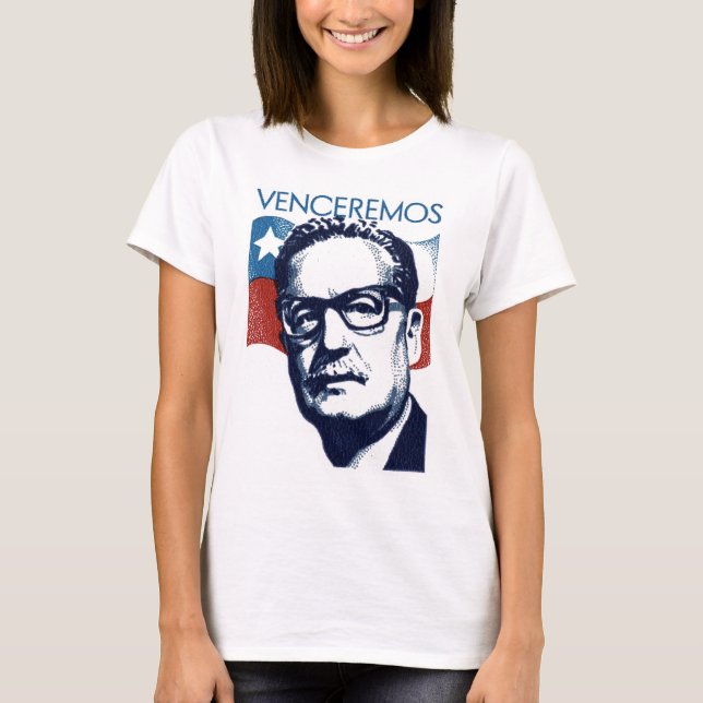 T-shirt Salvador Allende - Venceremos (Devant)