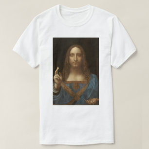 T-shirt Salvator Mundi de Léonard de Vinci