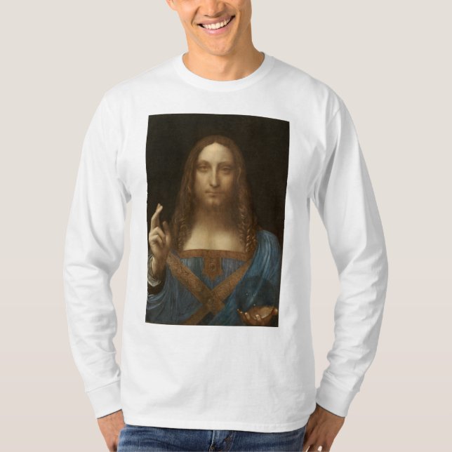 T-shirt Salvator Mundi (Sauveur du Monde) (da Vinci) (Devant)