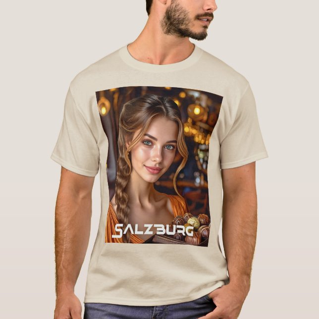 T-SHIRT SALZBOURG - AMOUR D'AUTRICHE (Devant)
