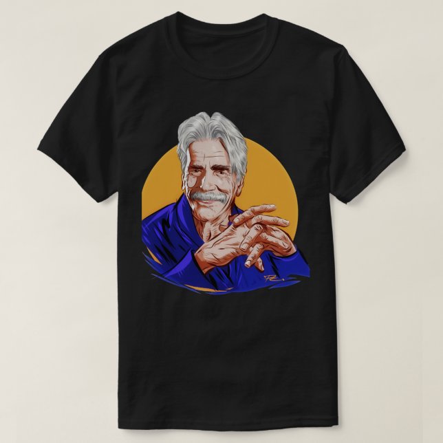 T-shirt Sam Elliott Illustration (Design devant)