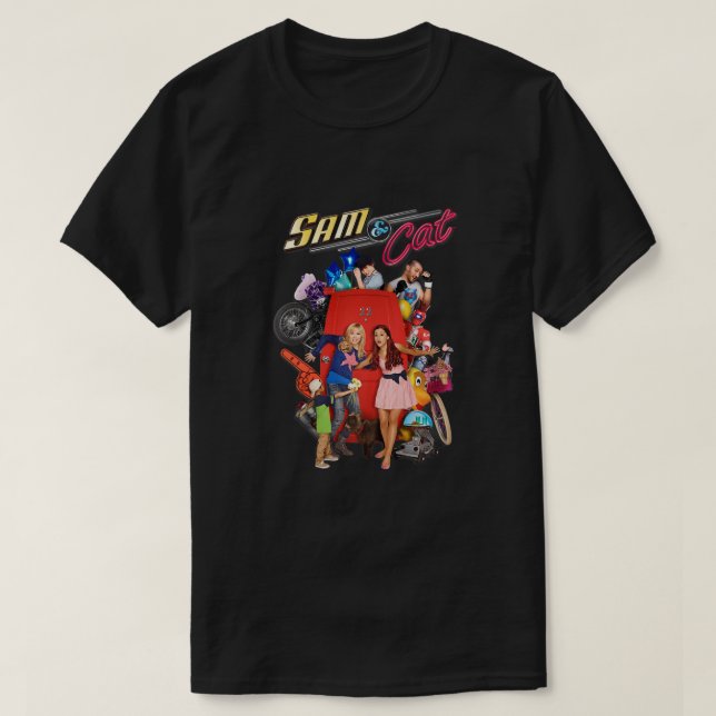 T-shirt Sam et Cat Show Poster Premium (Design devant)