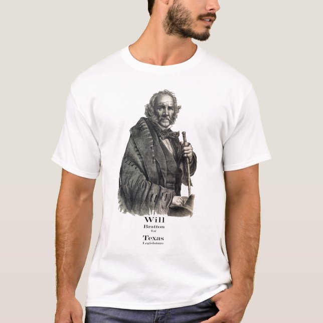 T-shirt Sam Houston, Bratton pour la législature (Devant)