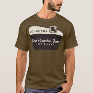 T-shirt Sam Houston Jones State Park Affiche de bienvenue
