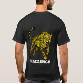 T-Shirt SAMA Fierce Cheetah Imprimé au Dos Nom Per