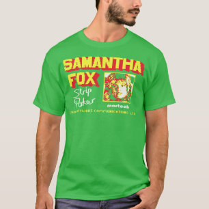 T-SHIRT SAMANTHA FOX POKER