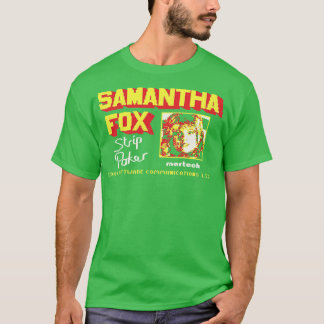 T-SHIRT SAMANTHA FOX POKER