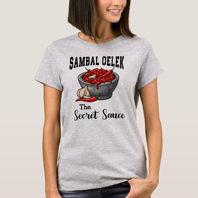 T-shirt Sambal Oelek La Sauce Secrète 2 (Devant)