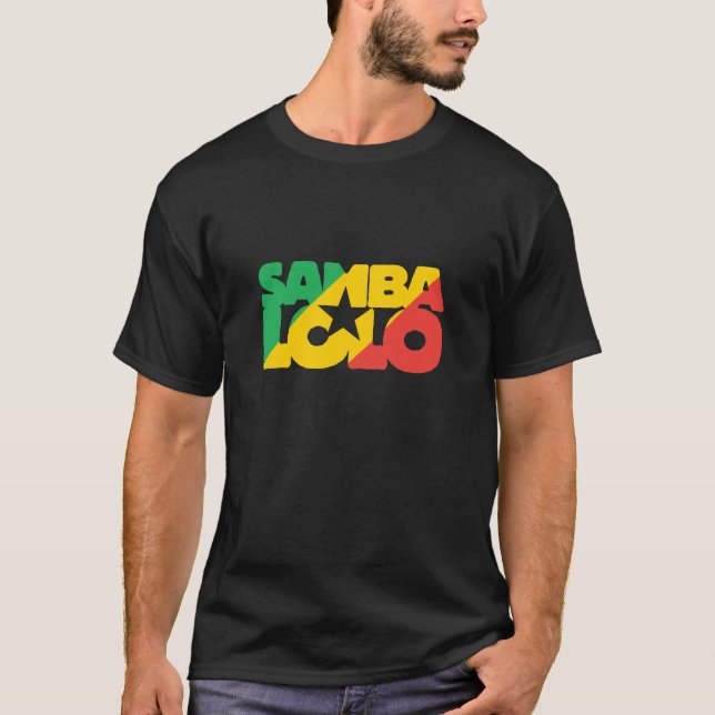 T-shirt SambaLolo tricolore (Devant)