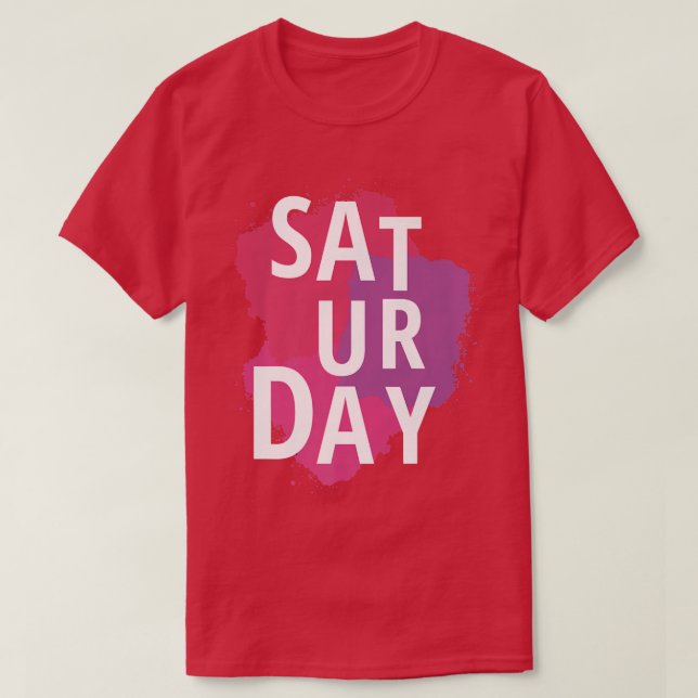 T-shirt samedi le week-end 28315042 (Design devant)
