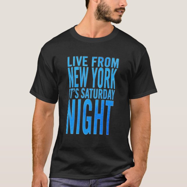 T-shirt Samedi Soir Vivre C'Est Samedi Soir Couvert (Devant)