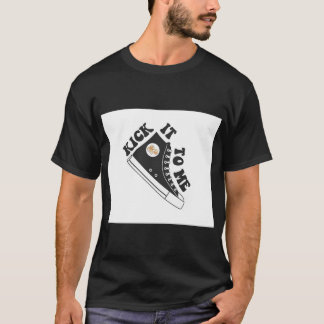 T-shirt Sammy Rae Le frappe sur moi noir & blanc Pa de