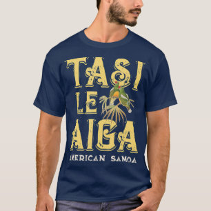 T-shirt Samoa américaines Tasi Le Aiga One Family Pacific