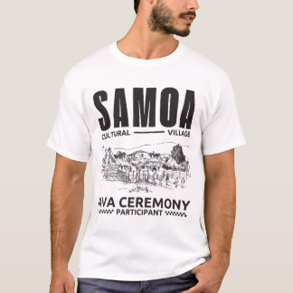 T-shirt Samoa : cérémonie ava du village culturel