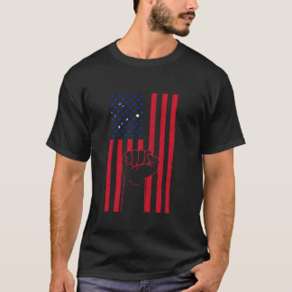T-shirt Samoa Handfist USA Amérique Samoan Drapeau Samoan 