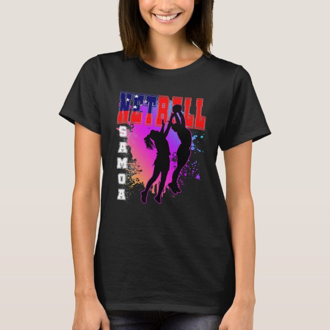 T-shirt Samoa Netball (Devant)