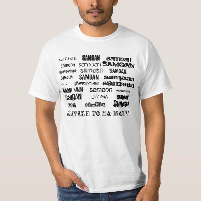 T-shirt samoan, samoan, samoan, samoan, samoan, samoan,… (Devant)