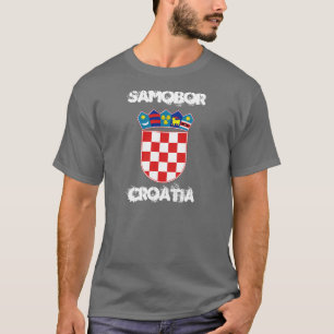 T-shirt Samobor, Croatie avec armoiries