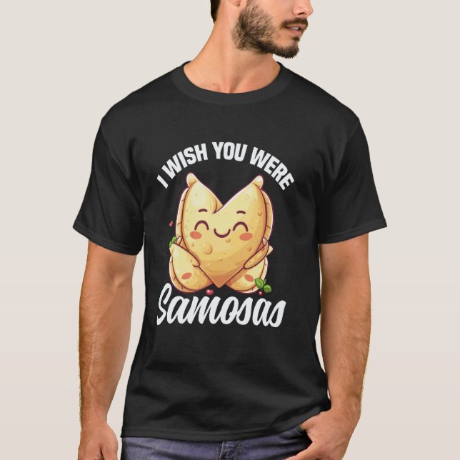 T-shirt Samosas Fabrication Samosa Amateur de nourriture N (Devant)