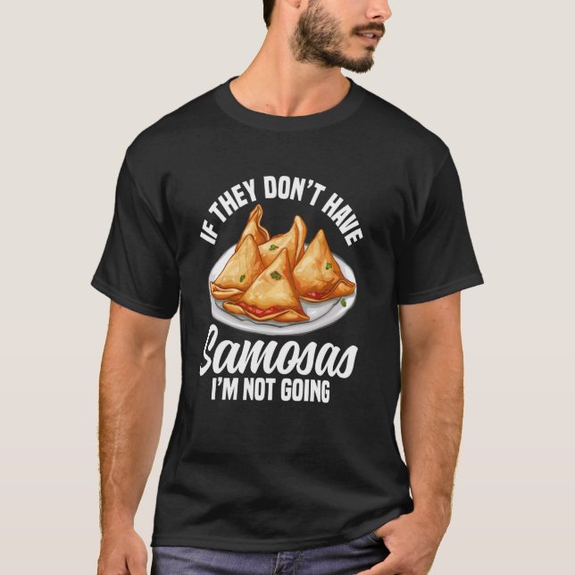 T-shirt Samosas Maker Samosa Foodie Alimentation indienne  (Devant)