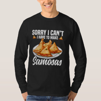 T-shirt Samosas Maker Samosa Foodie de nourriture indienne