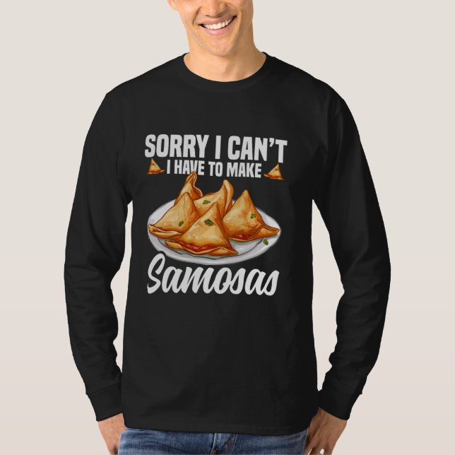 T-shirt Samosas Maker Samosa Foodie de nourriture indienne (Devant)