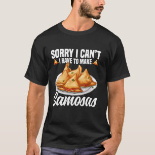 T-shirt Samosas Maker Samosa Foodie de nourriture indienne