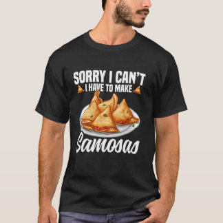 T-shirt Samosas Maker Samosa Foodie de nourriture indienne