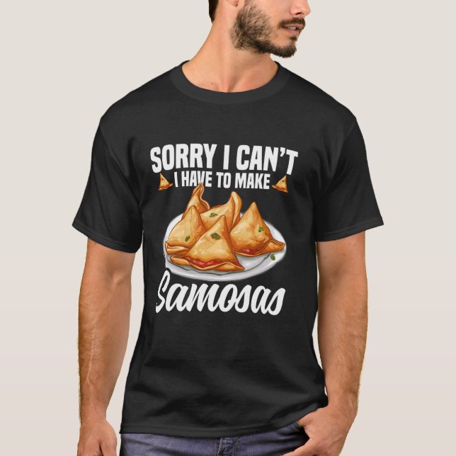 T-shirt Samosas Maker Samosa Foodie de nourriture indienne (Devant)
