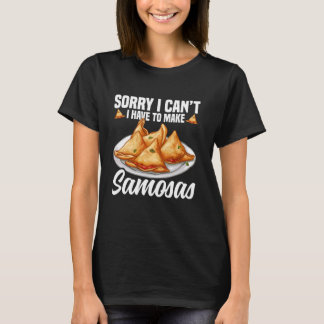 T-shirt Samosas Maker Samosa Foodie de nourriture indienne