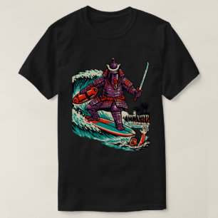 T-shirt Samouraï aubergine Sauvetage Surf — Héros d'été vi