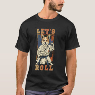 T-shirt Samouraï Corgi en Gi Jiu Jitsu BJJ Vie Brésilien K