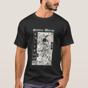 T-shirt Samouraï dans la scène de bataille Conception de
