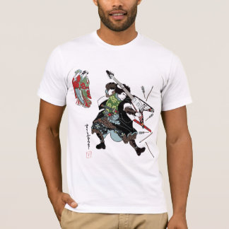 T-shirt samouraï de guitare de roche