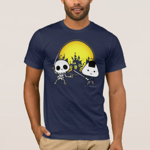 T-shirt - samouraï de RiceBall CONTRE le squelett