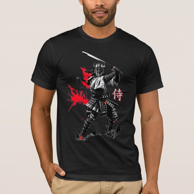 T-shirt Samouraï d'encre  (Devant)